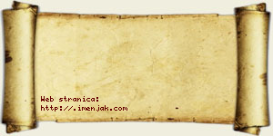 Emilija Binjić vizit kartica